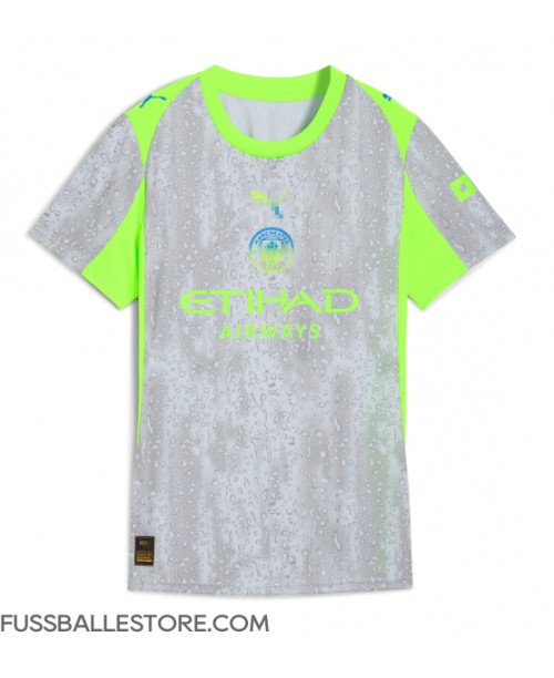 Günstige Manchester City Erling Haaland #9 3rd trikot Damen 2025-26 Kurzarm Günstige Manchester City Erling Haaland #9 3rd trikot Damen 2025-26 Kurzarm